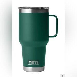 YETI Rambler 30 oz Black Forest Green BPA Free Travel Mug